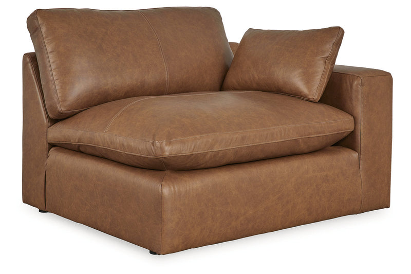 Emilia Caramel 5-Piece Sectional and Ottoman -  Ashley - DMV Furniture