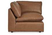 Emilia Caramel 5-Piece Sectional and Ottoman -  Ashley - DMV Furniture