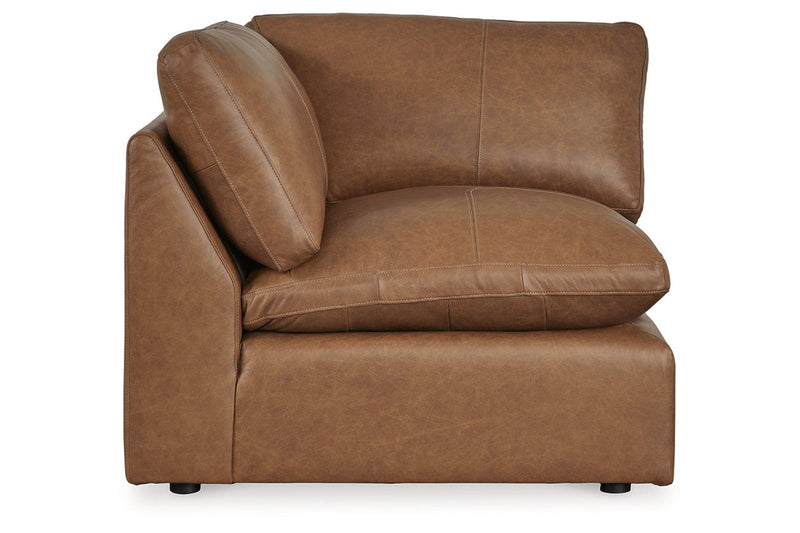 Emilia Caramel 5-Piece Sectional and Ottoman -  Ashley - DMV Furniture
