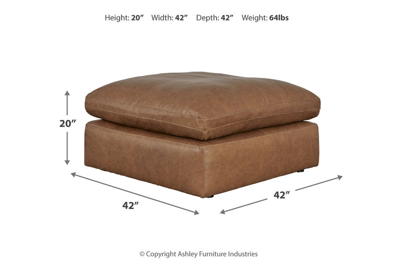 Emilia Caramel 5-Piece Sectional and Ottoman -  Ashley - DMV Furniture