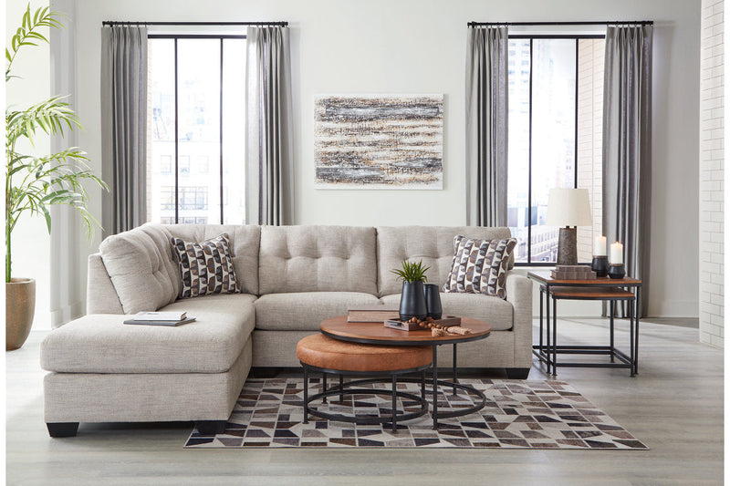 Mahoney Pebble 2-Piece Sectional with Chaise -  Ashley - DMV Furniture