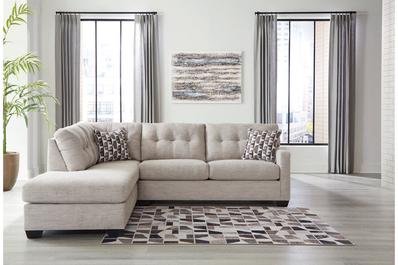 Mahoney Pebble 2-Piece Sectional with Chaise -  Ashley - DMV Furniture