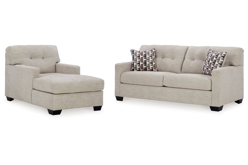 Mahoney Pebble Sofa and Chaise -  Ashley - DMV Furniture