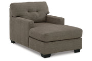 Mahoney Chocolate Sofa and Chaise -  Ashley - DMV Furniture
