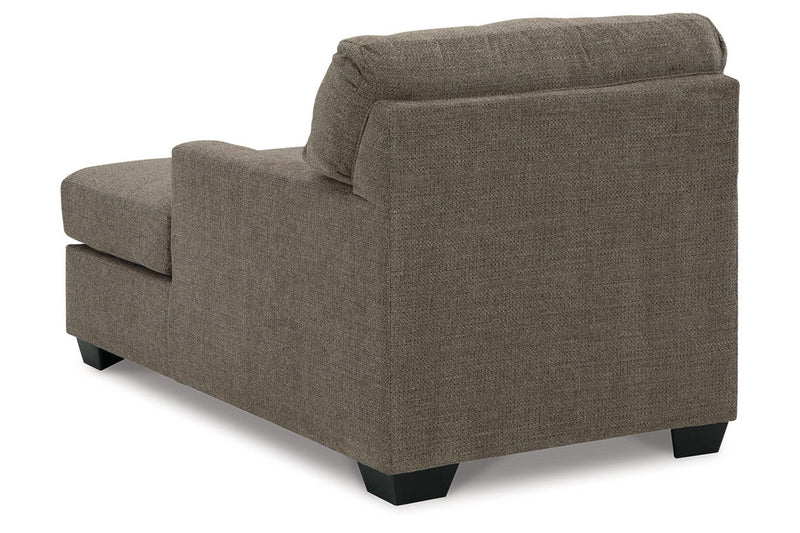 Mahoney Chocolate Sofa and Chaise -  Ashley - DMV Furniture