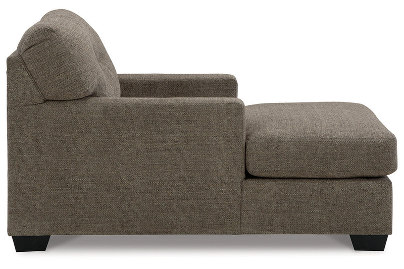 Mahoney Chocolate Sofa and Chaise -  Ashley - DMV Furniture