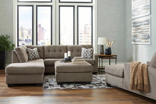 Mahoney Chocolate 2-Piece LAF Chaise Sectional -  Ashley - DMV Furniture