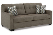 Mahoney Chocolate Sofa and Chaise -  Ashley - DMV Furniture