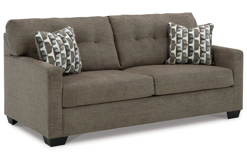 Mahoney Chocolate Sofa and Chaise -  Ashley - DMV Furniture