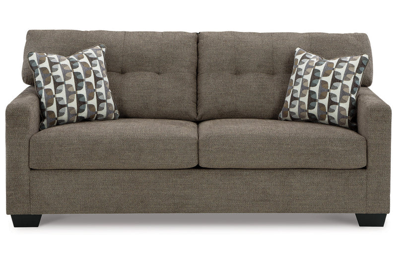 Mahoney Chocolate Sofa and Chaise -  Ashley - DMV Furniture