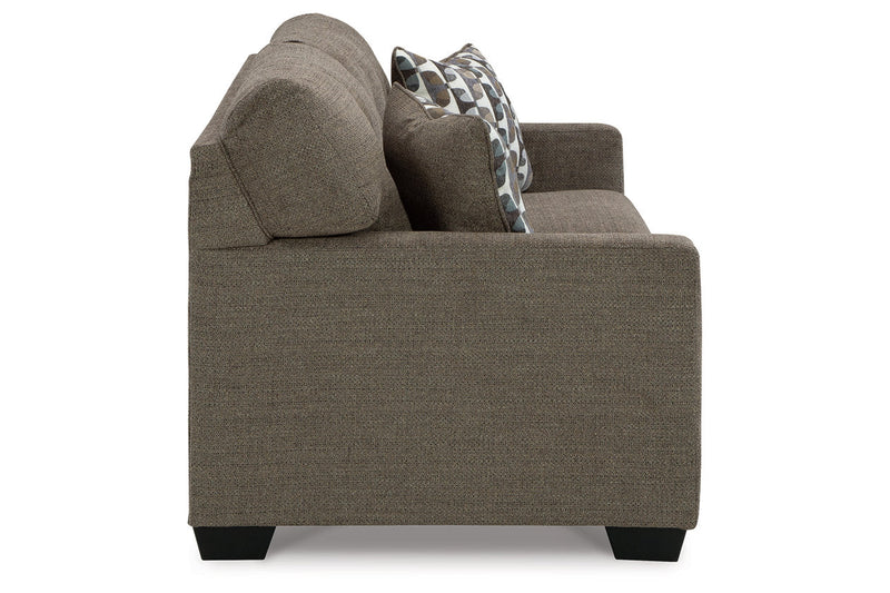 Mahoney Chocolate Sofa and Chaise -  Ashley - DMV Furniture