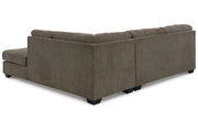 Mahoney Chocolate 2-Piece Sleeper Sectional with Chaise -  Ashley - DMV Furniture