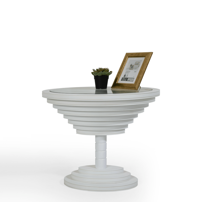 317 White End Table [ETA: 3/15] - DMV FurnitureEnd Table