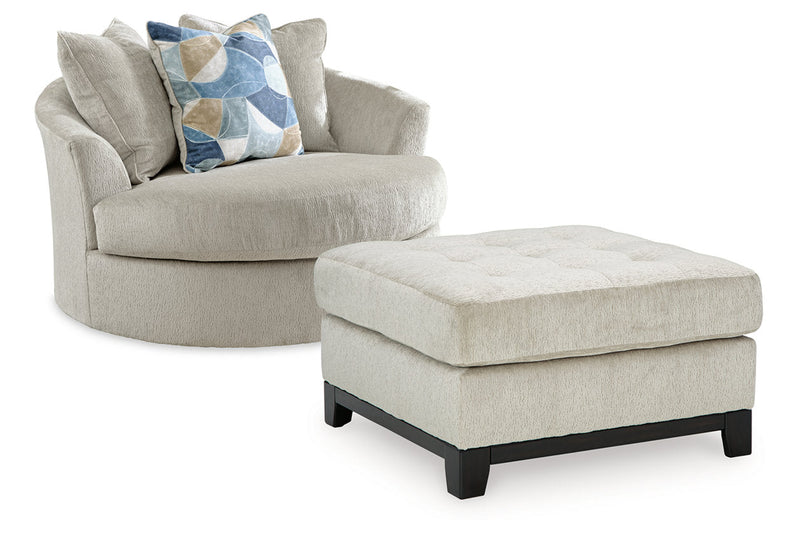Maxon Place  Oversized Chair and Ottoman -  Ashley - DMV Furniture