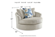 Maxon Place  Oversized Chair and Ottoman -  Ashley - DMV Furniture
