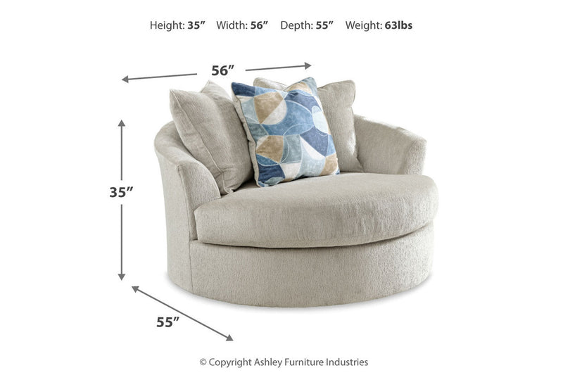 Maxon Place  Oversized Chair and Ottoman -  Ashley - DMV Furniture
