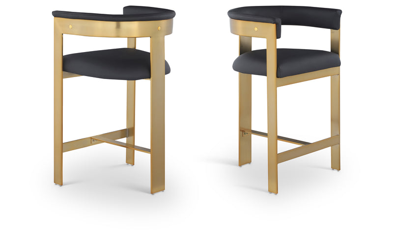 Romeo Black Counter Stool