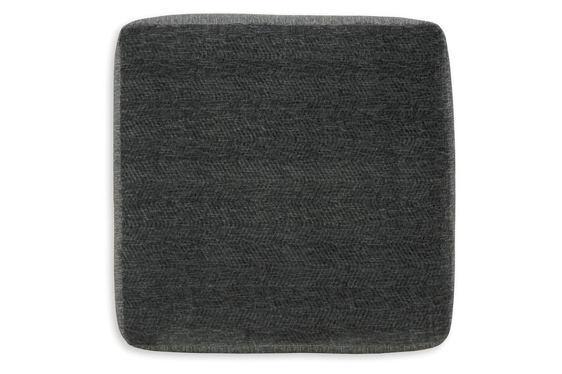 Biddeford Shadow Oversized Swivel Chair and Ottoman -  Ashley - DMV Furniture