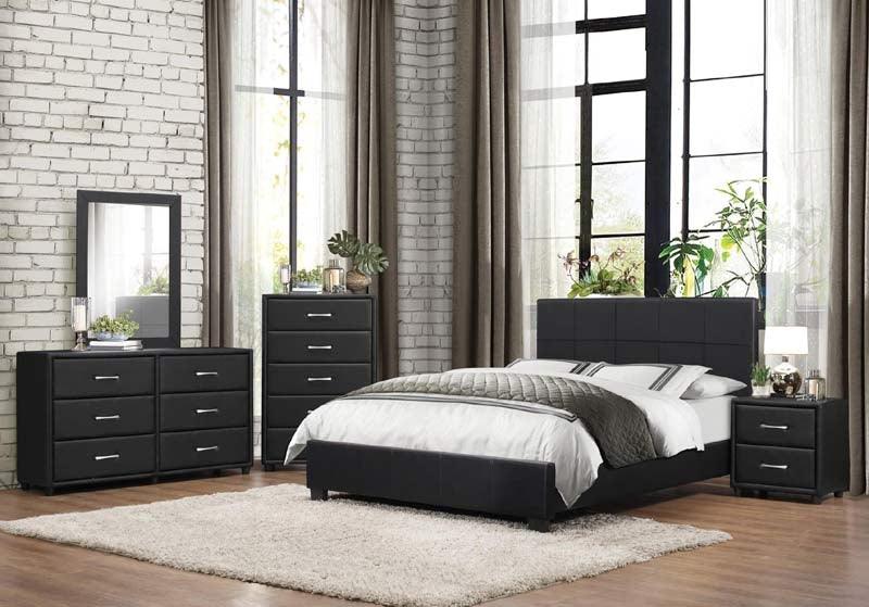 Lorenzi 5 Piece Eastern King Bedroom Set 2220K-1Ek-5Set | Homelegance