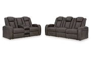 Fyne - Dyme Shadow Power Reclining Living Room Set - DMV FurniturePower Reclining Living Room Set