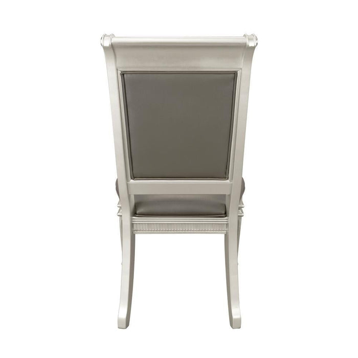 1958S Bevelle Glam Silver Wood Side Chair (Set Of 2) - 1958S | Homelegance