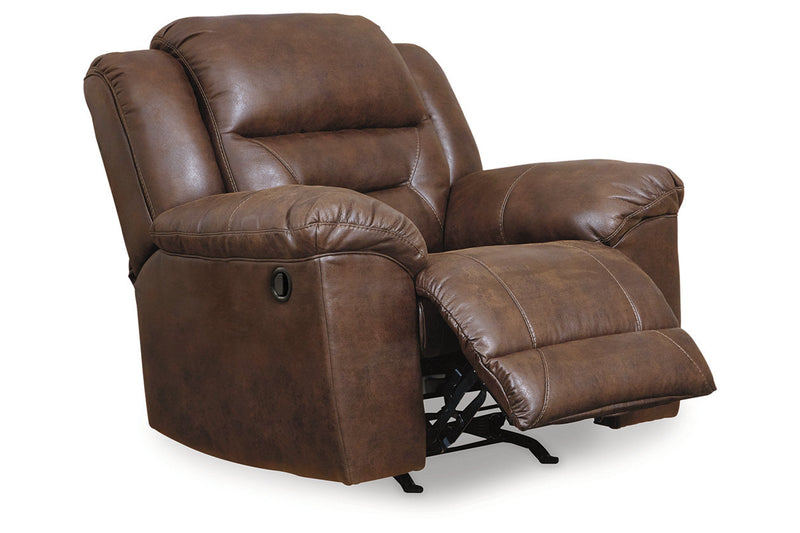 Stoneland Chocolate Power Reclining Sofa, Loveseat and Recliner -  Ashley - DMV Furniture