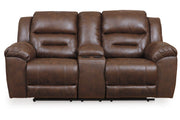 Stoneland Chocolate Power Reclining Sofa, Loveseat and Recliner -  Ashley - DMV Furniture