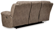 Stoneland Power Reclining Sofa, Loveseat and Recliner in Fossil from Ashley - DMV Furniture