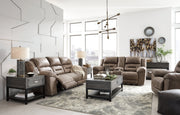 Stoneland Reclining Sofa, Loveseat and Recliner in Fossil from Ashley - DMV Furniture