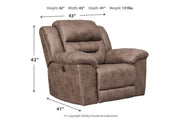 Stoneland Fossil Reclining Loveseat and Power Recliner -  Ashley - DMV Furniture