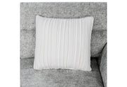 U9401 Nickel Sofa Bed Sectional With 3 Pillows - U9401-NICKEL-SECTIONAL W/ 3 PILLOWS