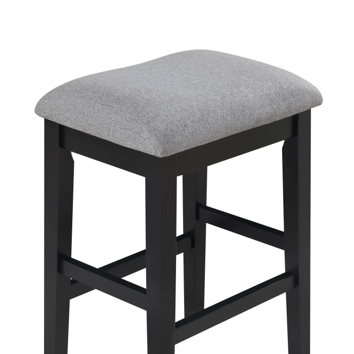 4017BK-24 Counter Height Stool, Set of 2 - 4017BK-24