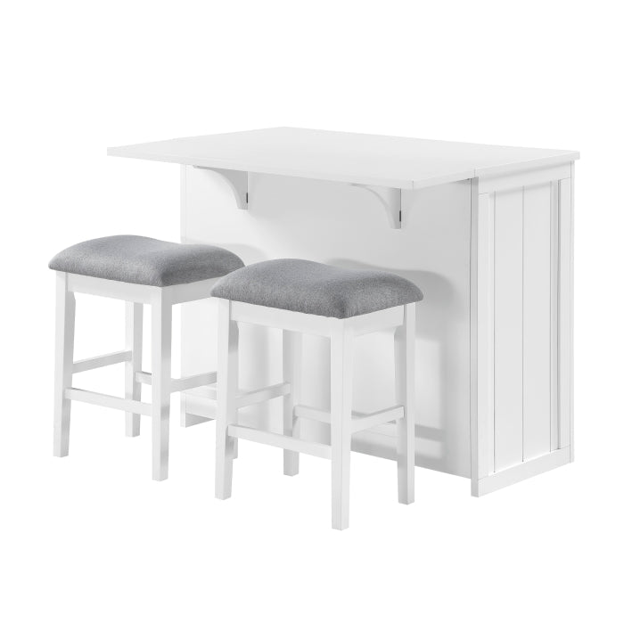 4017WH-07 Kitchen Island - 4017WH-07