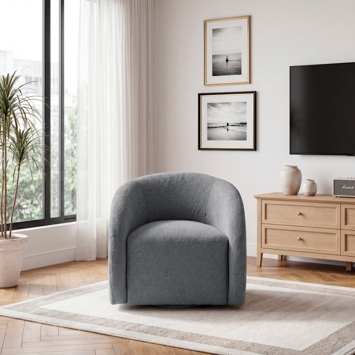 4228DGY-1 Swivel Chair - 4228DGY-1