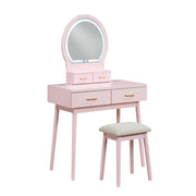 4565PK Dressing Table with Mirror - 4565PK