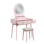 4565PK Dressing Table with Mirror - 4565PK