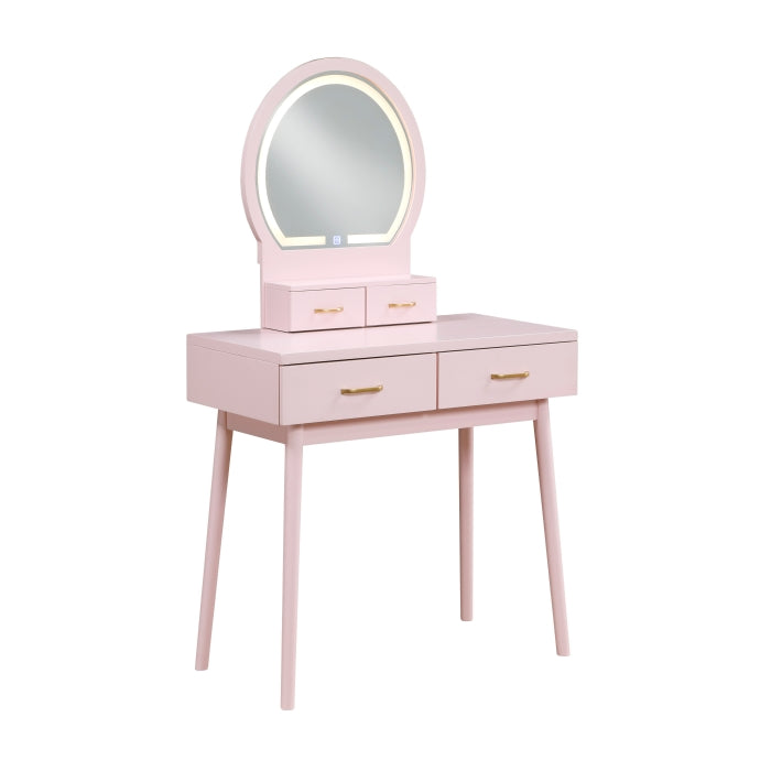 4565PK Dressing Table with Mirror - 4565PK