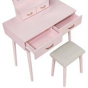 4565PK Dressing Table with Mirror - 4565PK