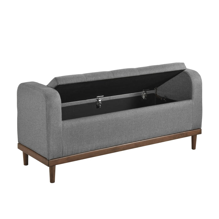 4590GY Lift Top Storage Bench - 4590GY