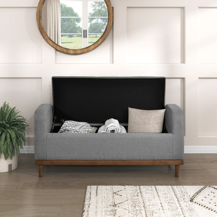 4590GY Lift Top Storage Bench - 4590GY