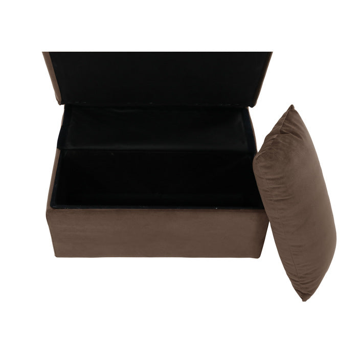 4615-F2 Lift Top Storage Bench with Pull-out Bed - 4615-F2