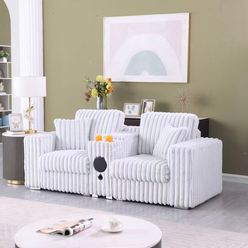 462 LOVE SEAT WITH CENTER CONSOLE 85X38X35 - 210000007952