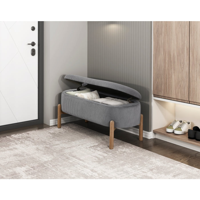 4797GY Lift Top Storage Bench - 4797GY
