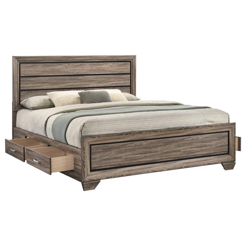 Kauffman Panel Platform Storage Bed