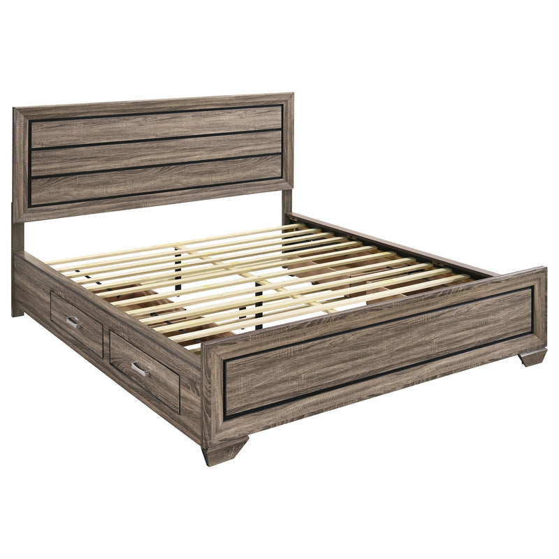 Kauffman Panel Platform Storage Bed