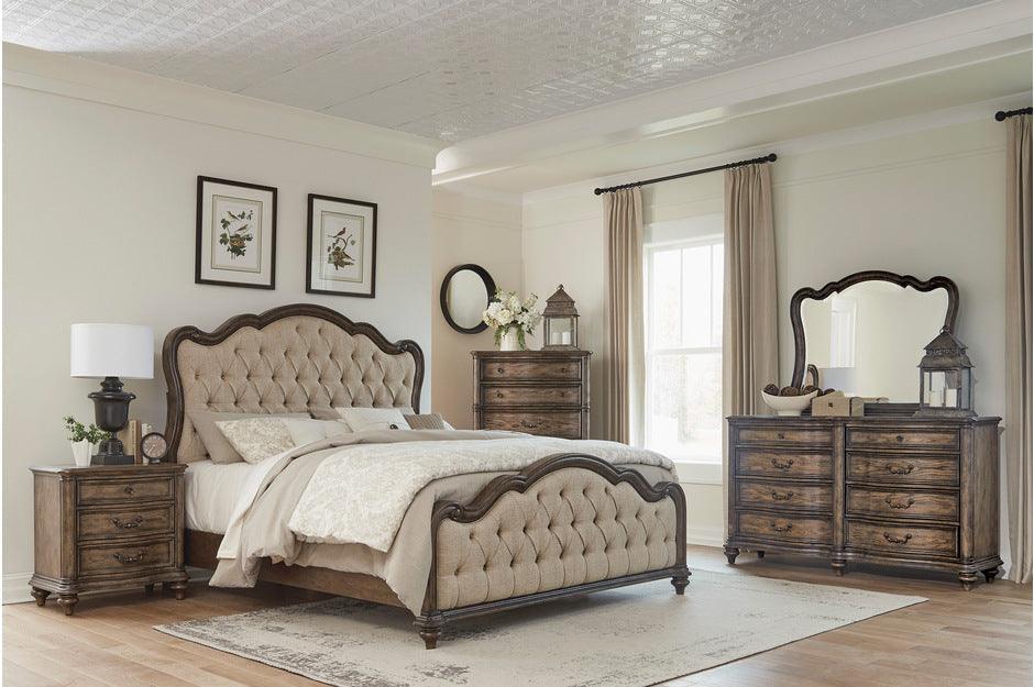 Heath Court Dresser In Brown Oak 1682-D | Homelegance