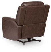 4Z-Tribano Espresso Power Lift Recliner - PCU1530112