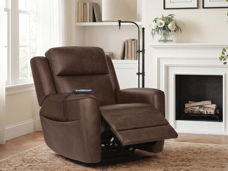 4Z-Tribano Espresso Power Lift Recliner - PCU1530112