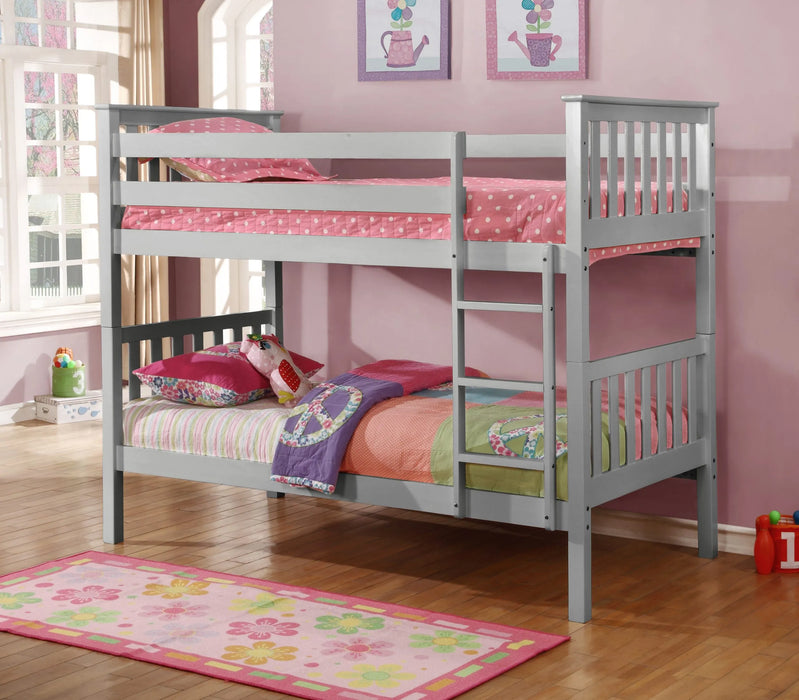 Grey Twin/Twin Bunk