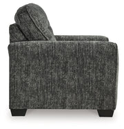 Lonoke Gunmetal Sofa, Loveseat and Oversized Chair from Ashley - DMV Furniture